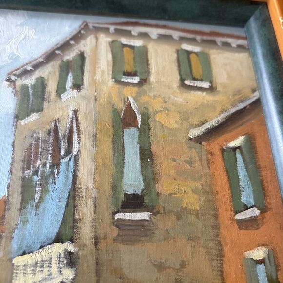 Signed! FRAMED Painting: The Venetian Canals Of Venice Italy Gondola Landscape - Picture 6 of 15